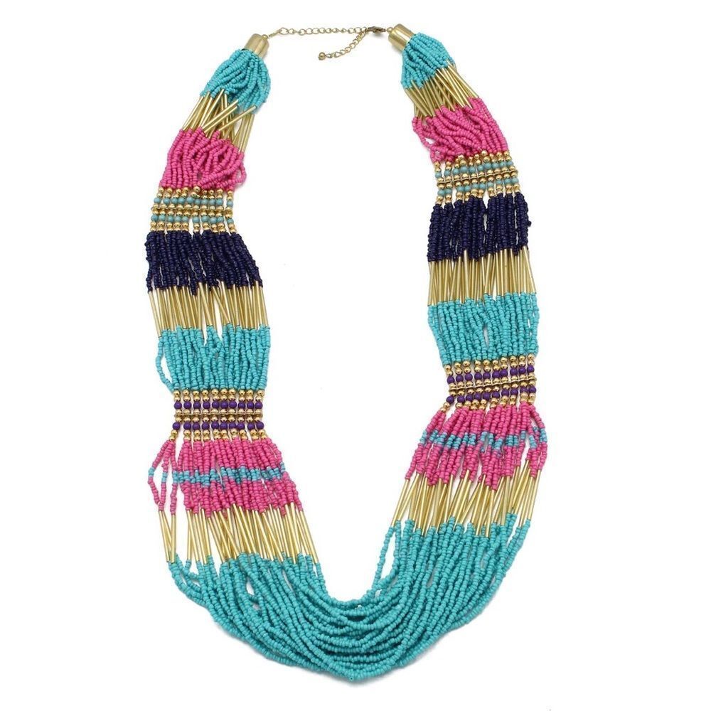 Minimal Necklace, Statement COLLAR, Thin Multilayered - Picture 13 of 14
